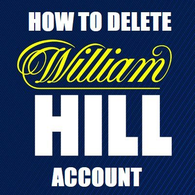 how to delete william hill account