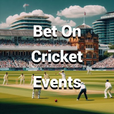 major cricket events to bet on